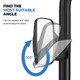 Polaris Ranger XP 1000 Adjustable Break Away Side Mirrors & Seat Cover by Kemimoto
